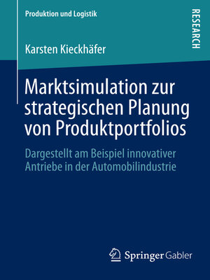 cover image of Marktsimulation zur strategischen Planung von Produktportfolios